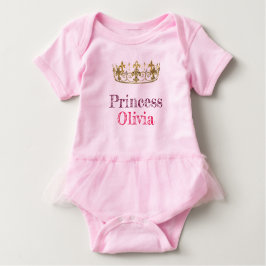 Romper "Princess Olivia". ベビーボディスーツ