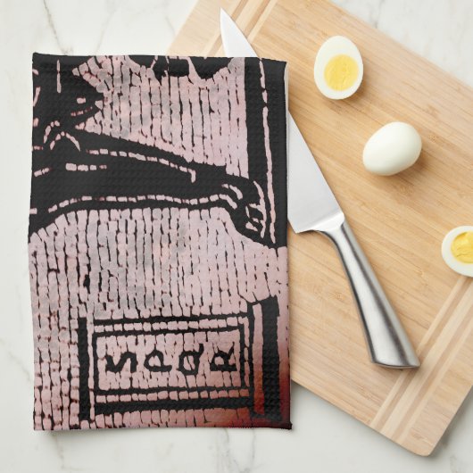 RomulusおよびRemus キッチンタオル (四つ折り)