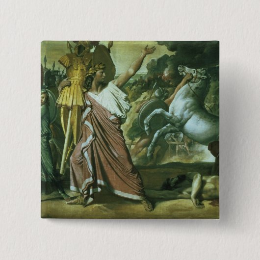 Romulusのtに彼の利得を取っているAcronの征服者 缶バッジ (正面)