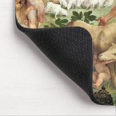 Romulusは彼女オオカミによって授乳しました マウスパッド (コーナー)