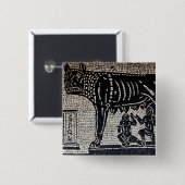 Romulus及びRemus 缶バッジ (正面&裏面)