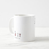 Ronおよびサリー コーヒーマグカップ (正面左)
