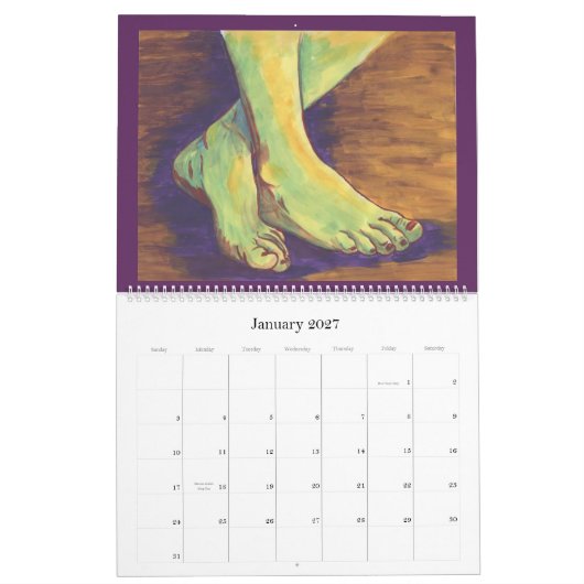 Ronのカレンダー カレンダー (1月 2027)