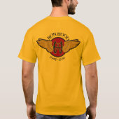 Ronのフードの記念物のティー Tシャツ (裏面)