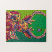 Ronの焼跡によるシカの友人の休日のパズル ジグソーパズル (横)