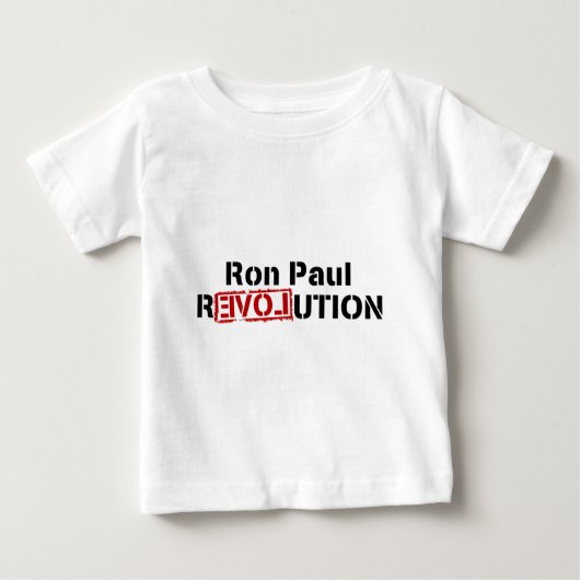 ronポール改革 ベビーTシャツ (正面)