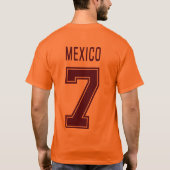 RonメキシコジャージーのTシャツ Tシャツ (裏面)
