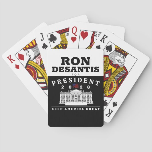RON デサンティス 2028 トランプ (裏面)