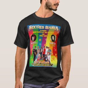 Ron Dante及びアンディー金を主演する六十年代マニア Tシャツ