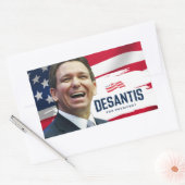 Ron DeSantis社長2024年 長方形シール (封筒)