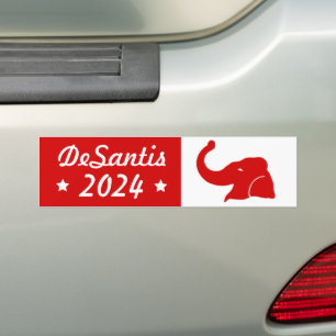 Ron DeSantis社長2024 バンパーステッカー