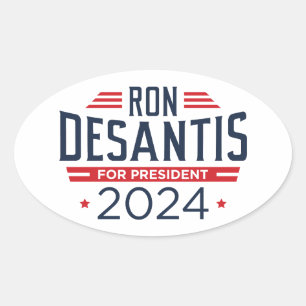 Ron DeSantis社長2024 楕円形シール