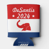 Ron DeSantis社長2024 缶クーラー (裏面)