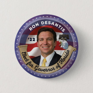 Ron DeSantis選 for Governor of Florida - 2022 缶バッジ