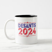 Ron DeSantis 2024大統領選挙ヴィンテージギフト ツートーンマグカップ (左)