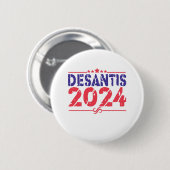 Ron DeSantis 2024大統領選挙ヴィンテージギフト 缶バッジ (正面&裏面)