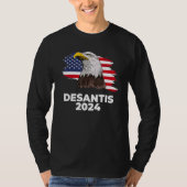 Ron DeSantis 2024 Bald Eagle DeSantis 2024 Republi Tシャツ (正面)