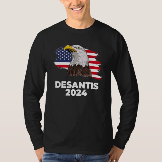 Ron DeSantis 2024 Bald Eagle DeSantis 2024 Republi Tシャツ (正面)