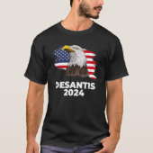 Ron DeSantis 2024 Bald Eagle DeSantis 2024 Republi Tシャツ (正面)