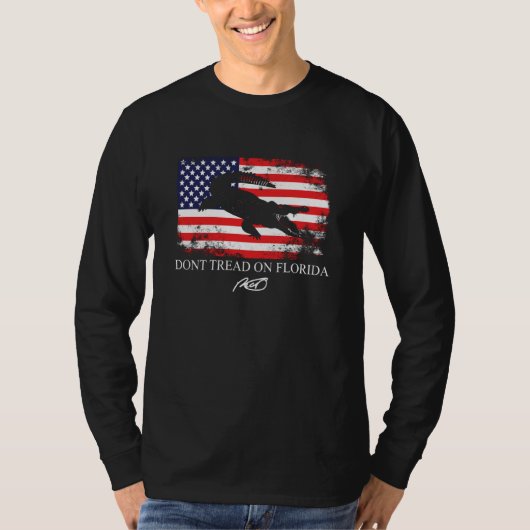 Ron DeSantis 2024  DeSantis Dont Tread on Florida Tシャツ (正面)