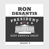 RON DESANTIS 2028 シール (シート)