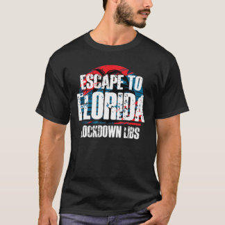Ron Desantis Escape To Florida Vinatge Funny Quote Tシャツ