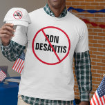 Ron DeSantis Florida民主党員に対する投票 Tシャツ<br><div class="desc">Ron DeSantis州知事とフロリダの政治における彼の憎むべき政策に立ち向かう。政治Tシャツアンチデサンティスの赤い取り消し線。</div>