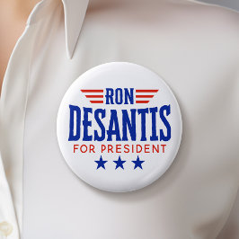 Ron DeSantis for President – キャンペーン 缶バッジ