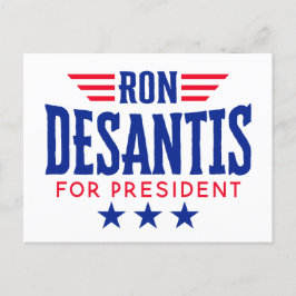 Ron DeSantis for President 2024 – キャンペーン ポストカード