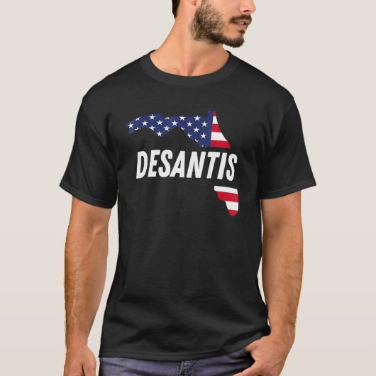 Ron DeSantis Make America Florida 2024フロリダ州知事 Tシャツ (正面)
