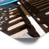 Ron & HARRY POTTER™車でHOGWARTS飛んでいるへ™ ポスター (角)