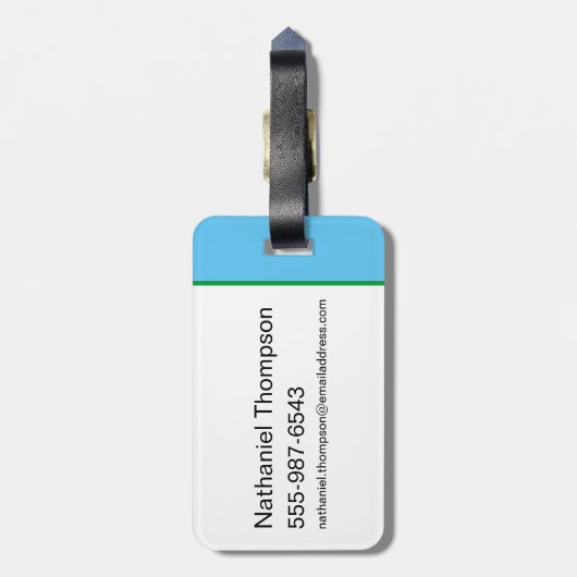 Ron & HARRY POTTER™車でHOGWARTS飛んでいるへ™ ラゲッジタグ (裏面縦)