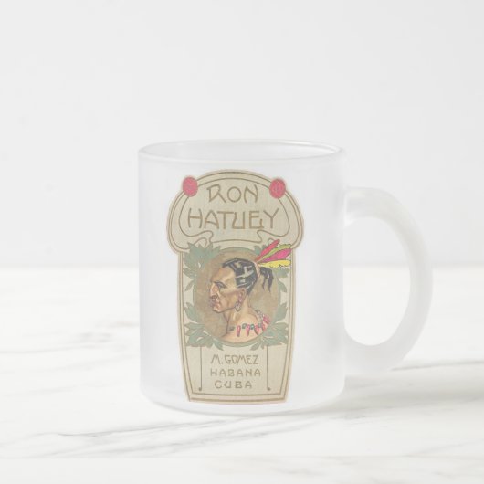 Ron Hatuey Deキューバのビールのジョッキ フロストグラスマグカップ (右)