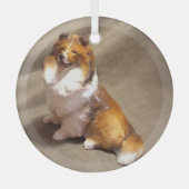 Ron Hevener ガラスオーナメント (正面)