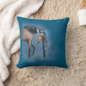 Ron Hevener "Fate of the Stallion" クッション (ブランケット)