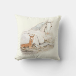 Ron Hevener ""Fate of the Stallion" クッション