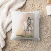 Ron Hevener "Fate of the Stallion" クッション (ブランケット)