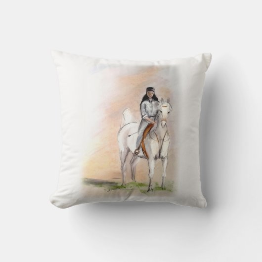 Ron Hevener "Fate of the Stallion" クッション (正面)