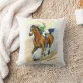 Ron Hevener "Fate of the Stallion" クッション (ブランケット)