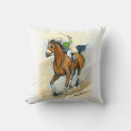 Ron Hevener "Fate of the Stallion" クッション