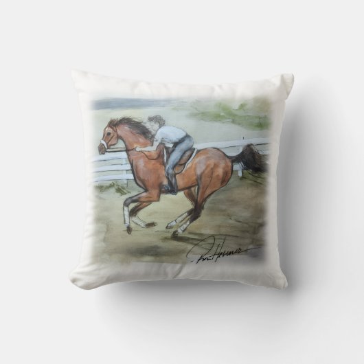 Ron Hevener "Fate of the Stallion" クッション (正面)
