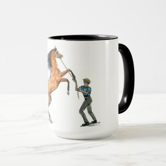 Ron Hevener "Fate of the Stallion" マグカップ (正面右)