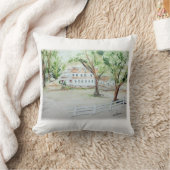 Ron Hevener "Fate of the Stallion "Throw Pillow クッション (ブランケット)