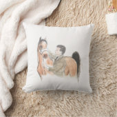 Ron Hevener "Fate the of the Stallion" クッション (ブランケット)