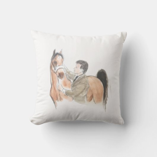 Ron Hevener "Fate the of the Stallion" クッション (正面)