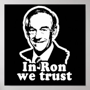 Ron In We Trustキャンペーンポスター ポスター