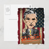 RON PAUL 2012はがき ポストカード (正面/裏面)