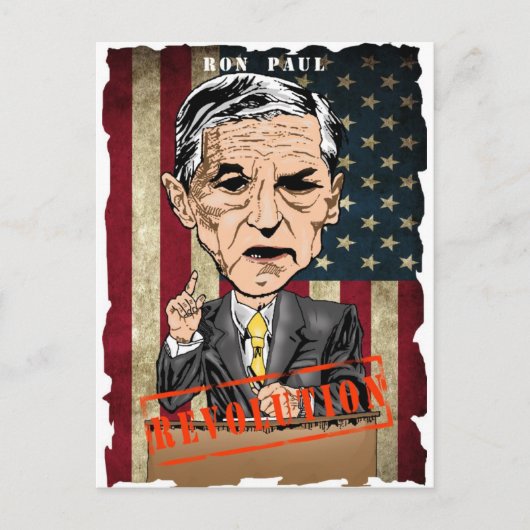 RON PAUL 2012はがき ポストカード (正面)