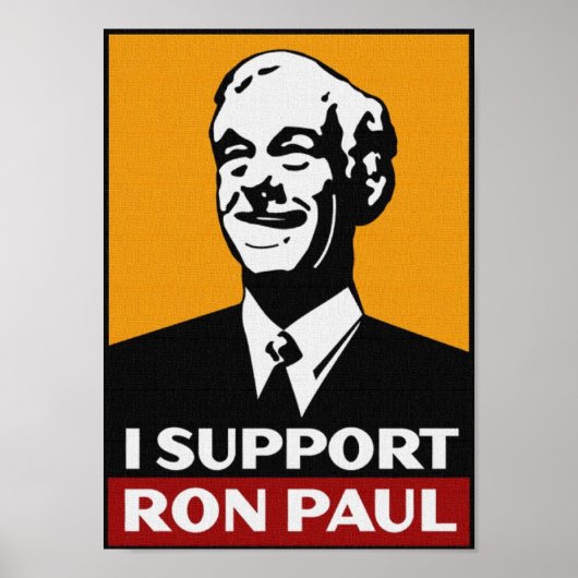 RON PAUL 2012を社長にサポート ポスター (正面)