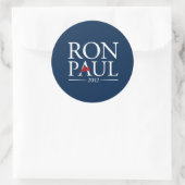 Ron Paul 2012スタンプ ラウンドシール (バッグ)